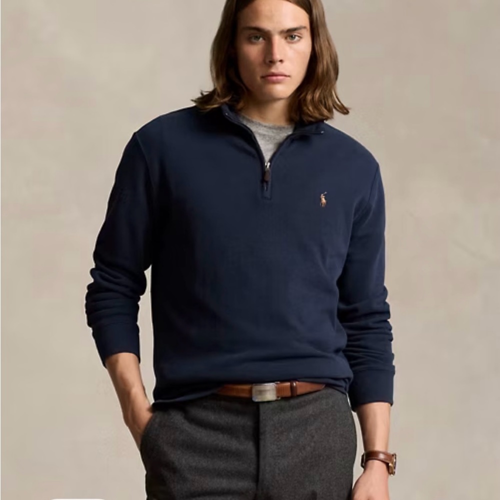 Ralph Lauren navy men’s sweater pull over